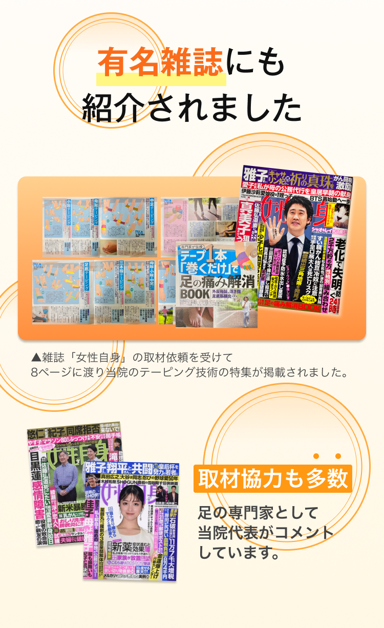 有名雑誌にも紹介されました
